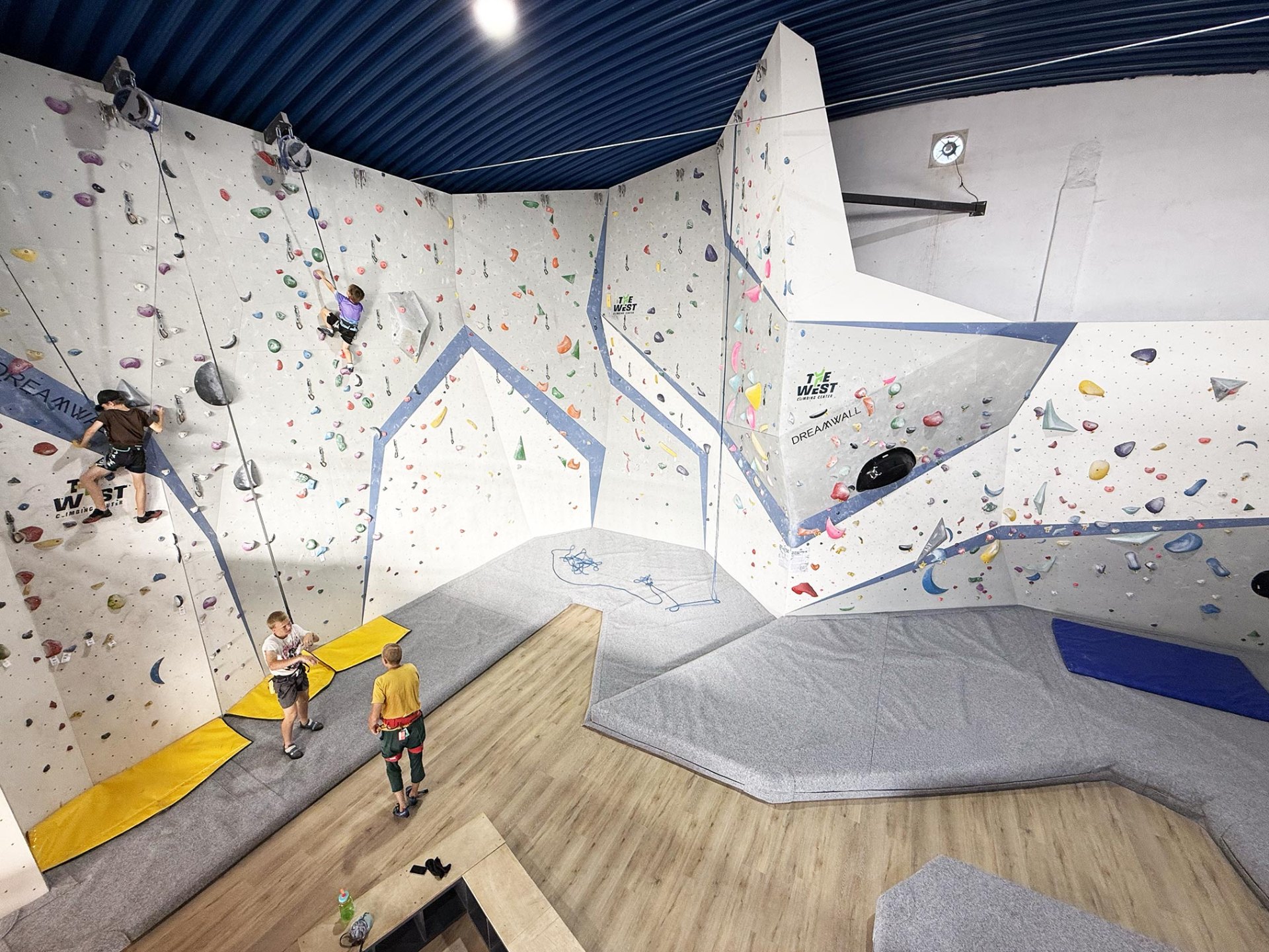 Indoor climbing gym in Peniche, Portugal